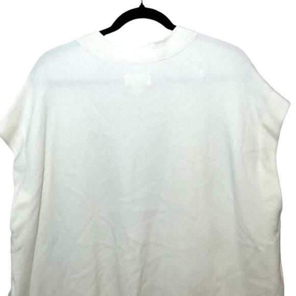 NWT Maeve By Anthropologie Women’s Oversized Muscle Sweater Vest Ivory Size L - Picture 6 of 8